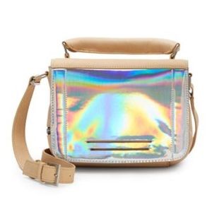 Kelsi Dagger Real Leather Holographic crossbody